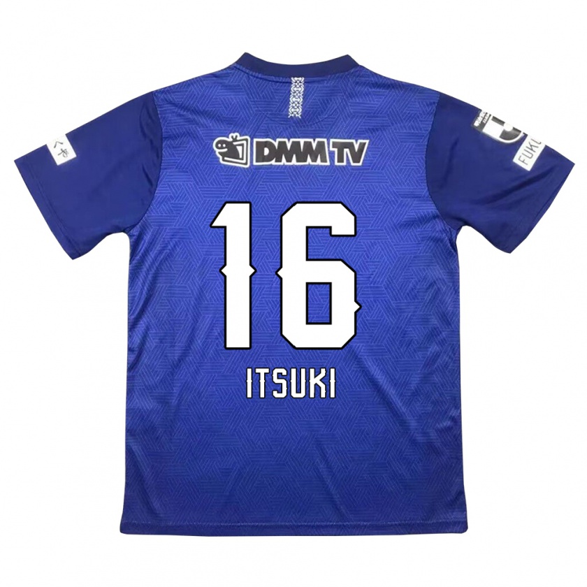 Kandiny Uomo Maglia Itsuki Oda #16 Blu Scuro Kit Gara Home 2024/25 Maglietta