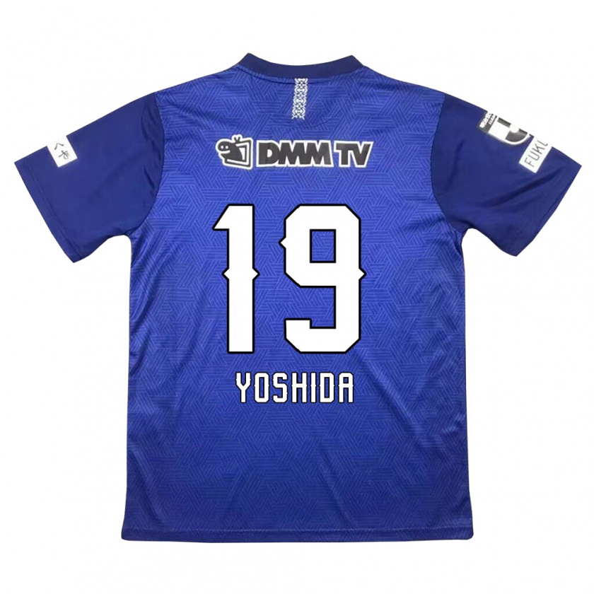 Kandiny Herren Yuzuki Yoshida #19 Dunkelblau Heimtrikot Trikot 2024/25 T-Shirt Österreich