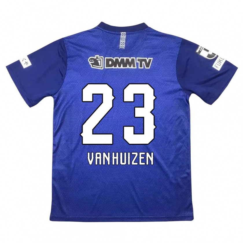 Kandiny Heren Haruki Christopher Van Huizen #23 Donkerblauw Thuisshirt Thuistenue 2024/25 T-Shirt