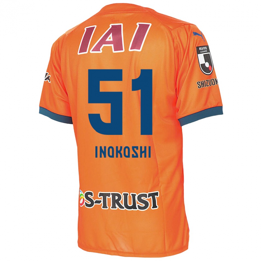 Kandiny Hombre Camiseta Yui Inokoshi #51 Naranja Azul 1ª Equipación 2024/25 La Camisa México