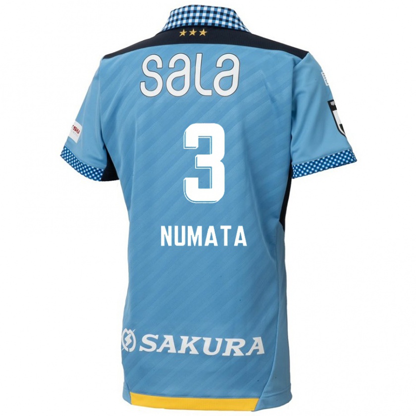 Kandiny Hombre Camiseta Taiki Numata #3 Azul Negro 1ª Equipación 2024/25 La Camisa