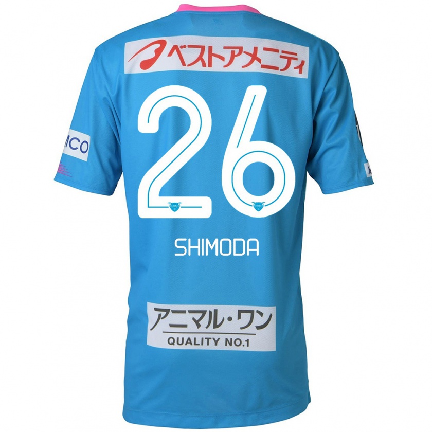 Kandiny Heren Yuta Shimoda #26 Blauw Roze Thuisshirt Thuistenue 2024/25 T-Shirt België