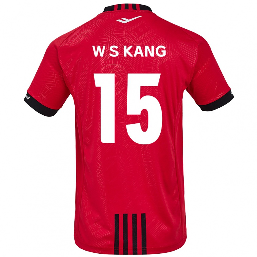 Kandiny Heren Sang-Woo Kang #15 Rood Zwart Thuisshirt Thuistenue 2024/25 T-Shirt België