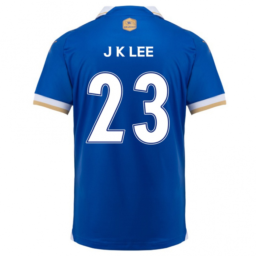 Kandiny Hombre Camiseta Ki-Je Lee #23 Azul Blanco 1ª Equipación 2024/25 La Camisa