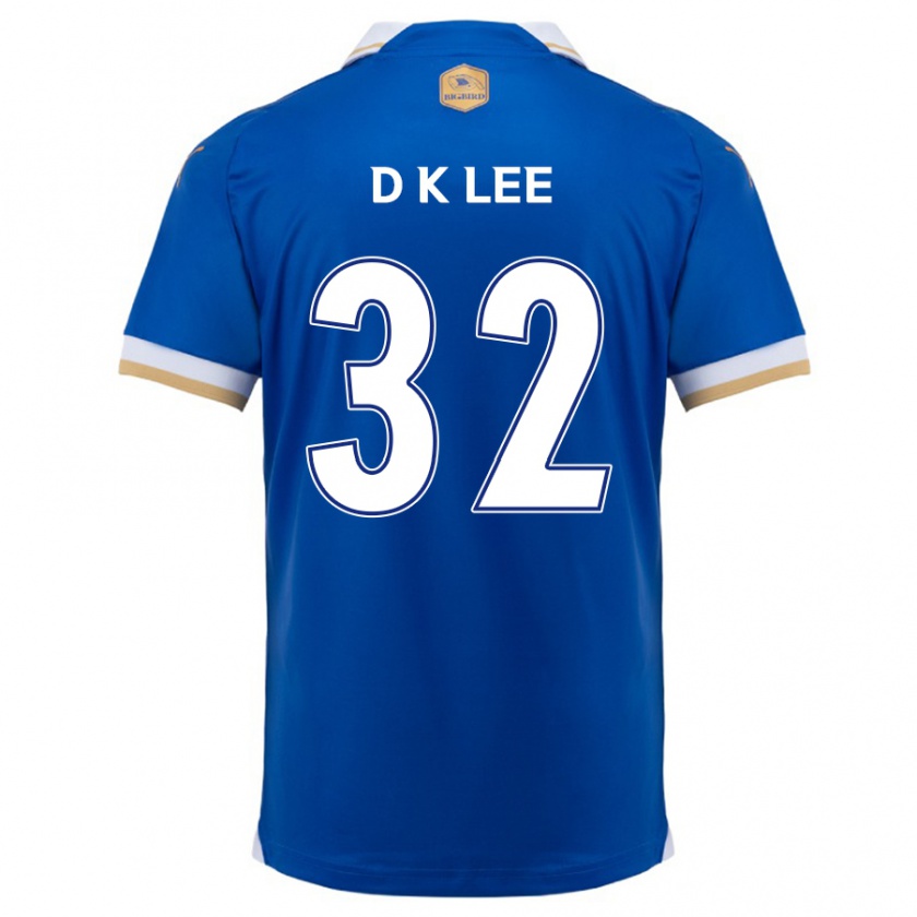 Kandiny Heren Kyu-Dong Lee #32 Blauw Wit Thuisshirt Thuistenue 2024/25 T-Shirt