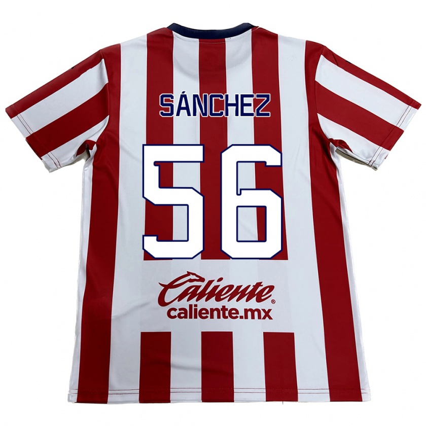 Kandiny Heren Benjamín Sánchez #56 Rood Wit Thuisshirt Thuistenue 2024/25 T-Shirt België