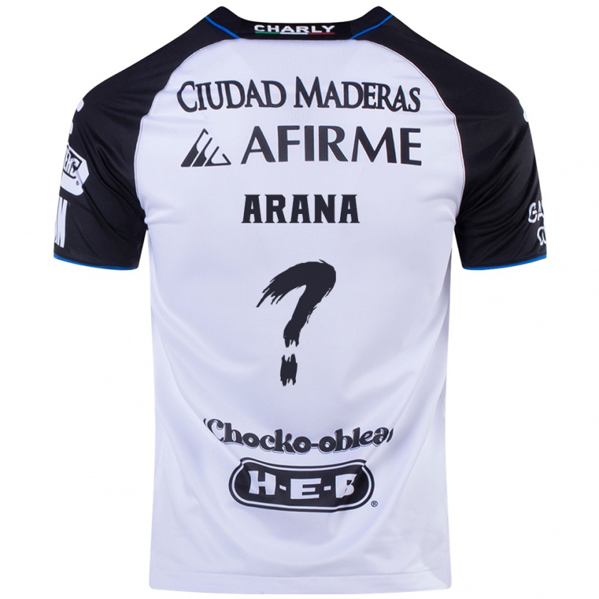 Kandiny Hombre Camiseta Alejandro Arana #0 Azul Negro 1ª Equipación 2024/25 La Camisa