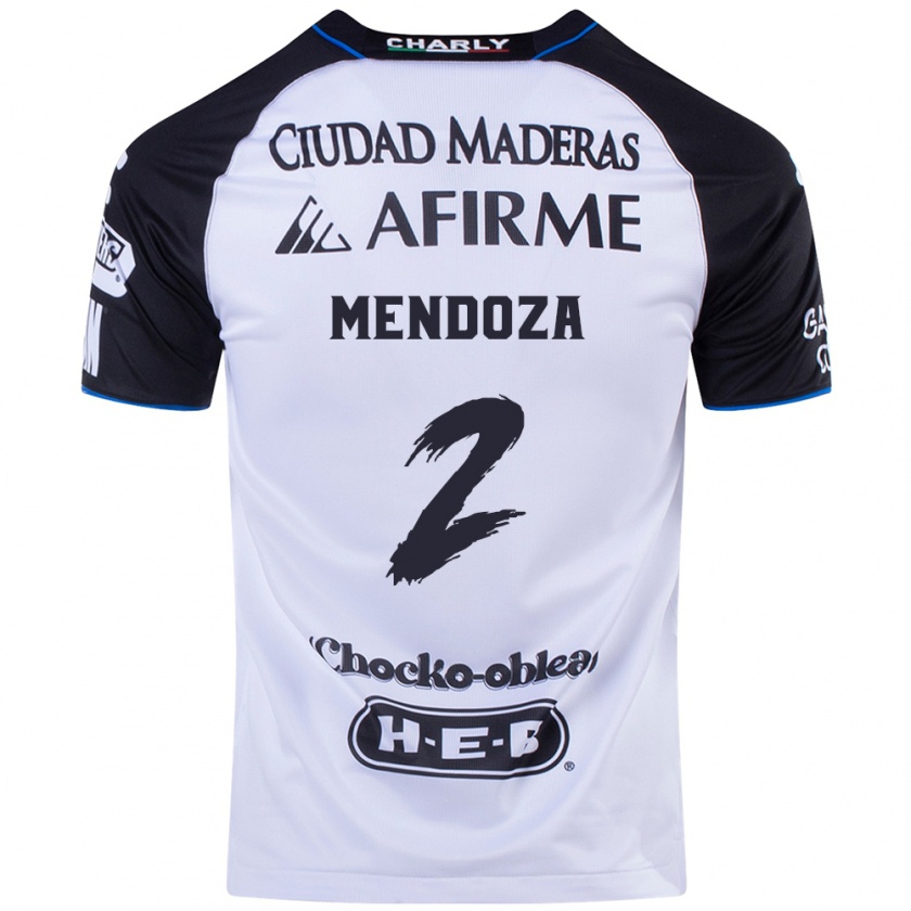 Kandiny Hombre Camiseta Omar Mendoza #2 Azul Negro 1ª Equipación 2024/25 La Camisa