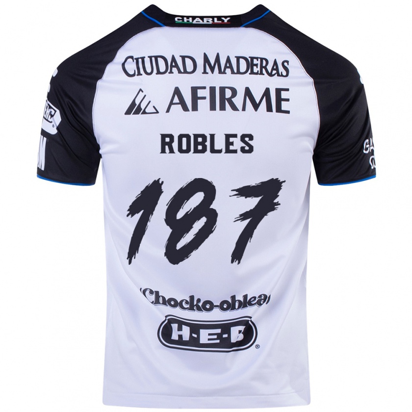 Kandiny Hombre Camiseta Juan Robles #187 Azul Negro 1ª Equipación 2024/25 La Camisa