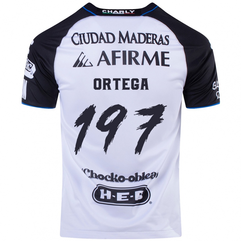 Kandiny Hombre Camiseta Javier Ortega #197 Azul Negro 1ª Equipación 2024/25 La Camisa