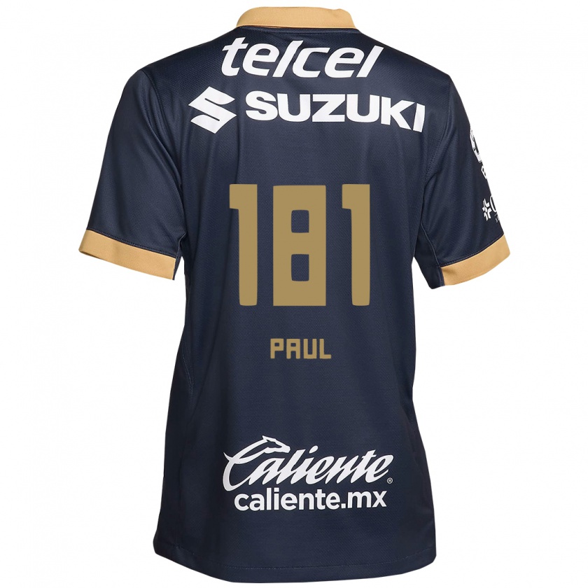 Kandiny Herren Miguel Paul #181 Obsidian Gold Weiß Auswärtstrikot Trikot 2024/25 T-Shirt Österreich