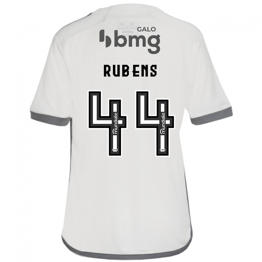 Kandiny Uomo Maglia Rubens #44 Bianco Kit Gara Away 2024/25 Maglietta