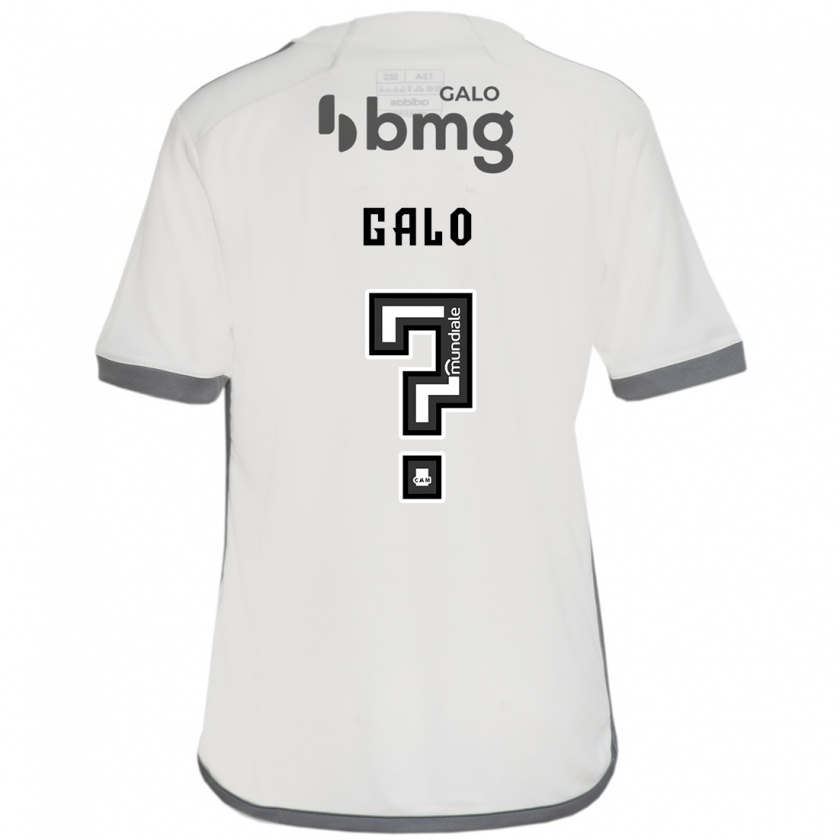 Kandiny Heren Diego Galo #0 Gebroken Wit Uitshirt Uittenue 2024/25 T-Shirt