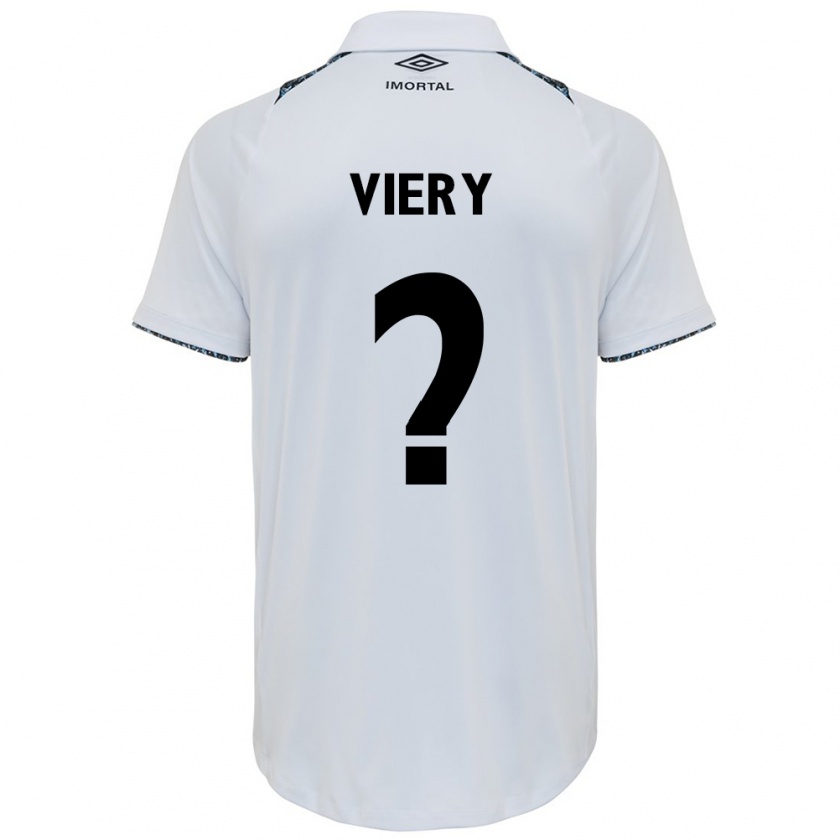 Kandiny Herren Viery #0 Weiß Blau Auswärtstrikot Trikot 2024/25 T-Shirt Österreich