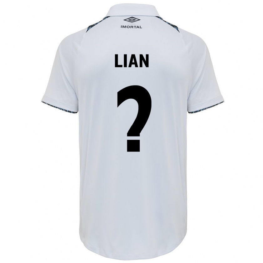 Kandiny Hombre Camiseta Lian #0 Blanco Azul 2ª Equipación 2024/25 La Camisa