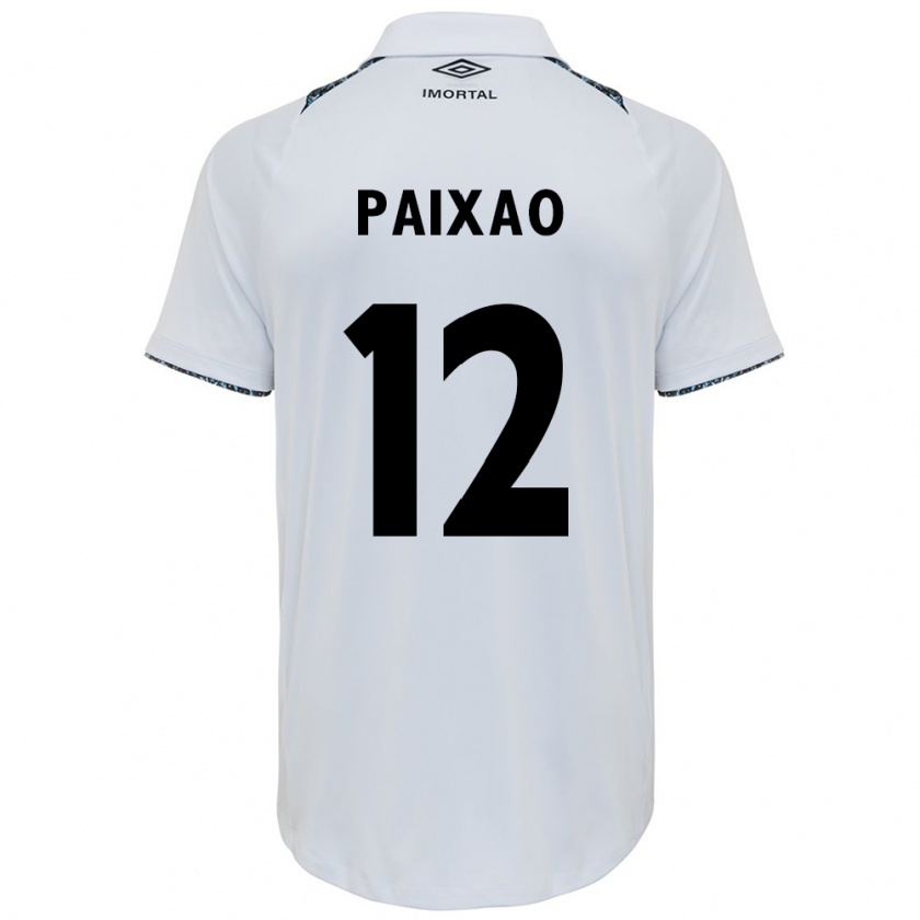 Kandiny Uomo Maglia Iasmin Paixão #12 Bianco Blu Kit Gara Away 2024/25 Maglietta