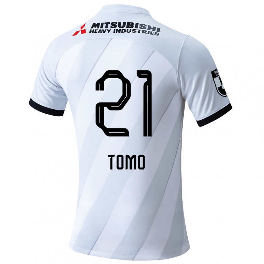 Kandiny Uomo Maglia Tomoaki Okubo #21 Bianco Grigio Kit Gara Away 2024/25 Maglietta