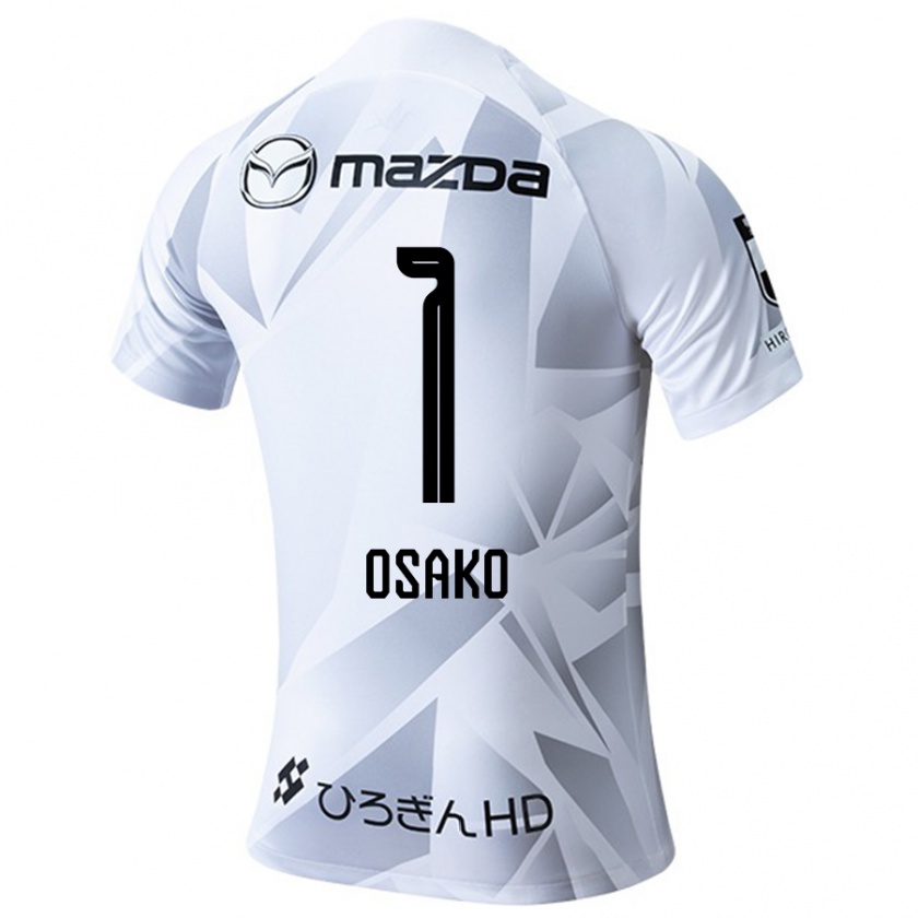 Kandiny Herren Keisuke Osako #1 Weiß Grau Schwarz Auswärtstrikot Trikot 2024/25 T-Shirt Österreich