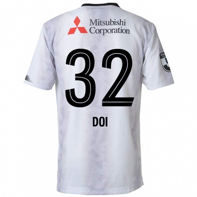 Kandiny Uomo Maglia Kanta Doi #32 Bianco Nero Kit Gara Away 2024/25 Maglietta