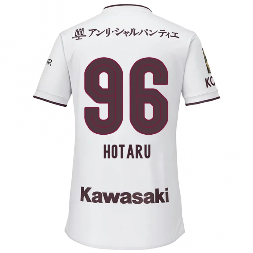 Kandiny Herren Hotaru Yamaguchi #96 Weiß Rot Auswärtstrikot Trikot 2024/25 T-Shirt Österreich