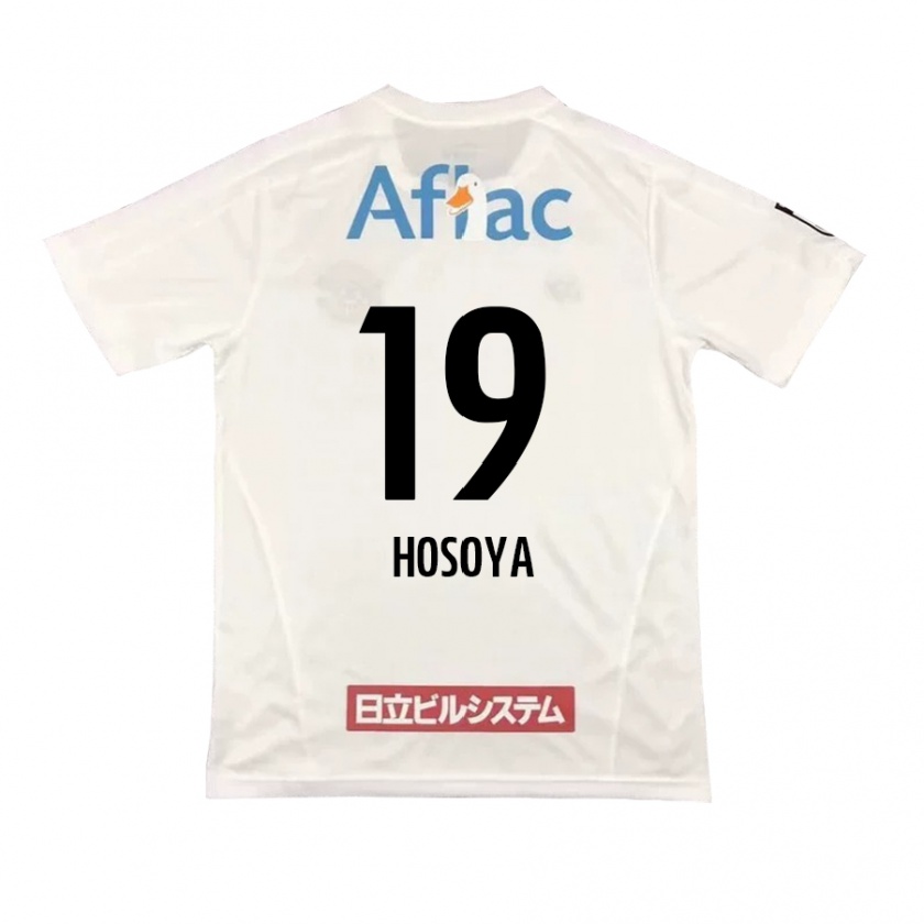 Kandiny Heren Mao Hosoya #19 Wit Zwart Uitshirt Uittenue 2024/25 T-Shirt