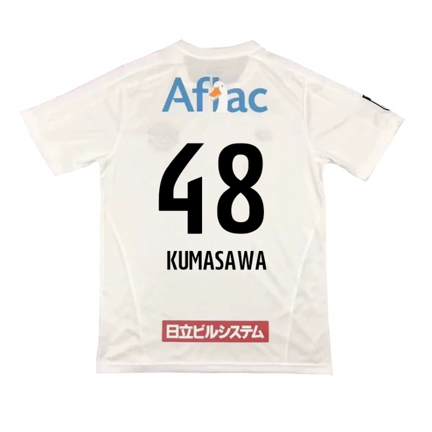 KandinyメンズKazuki Kumasawa#48白黒アウェイシャツ2024/25ジャージーユニフォーム