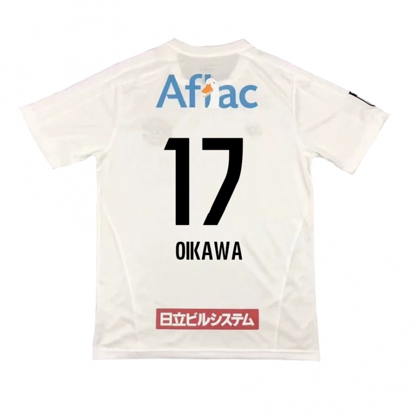 Kandiny Heren Koki Oikawa #17 Wit Zwart Uitshirt Uittenue 2024/25 T-Shirt België