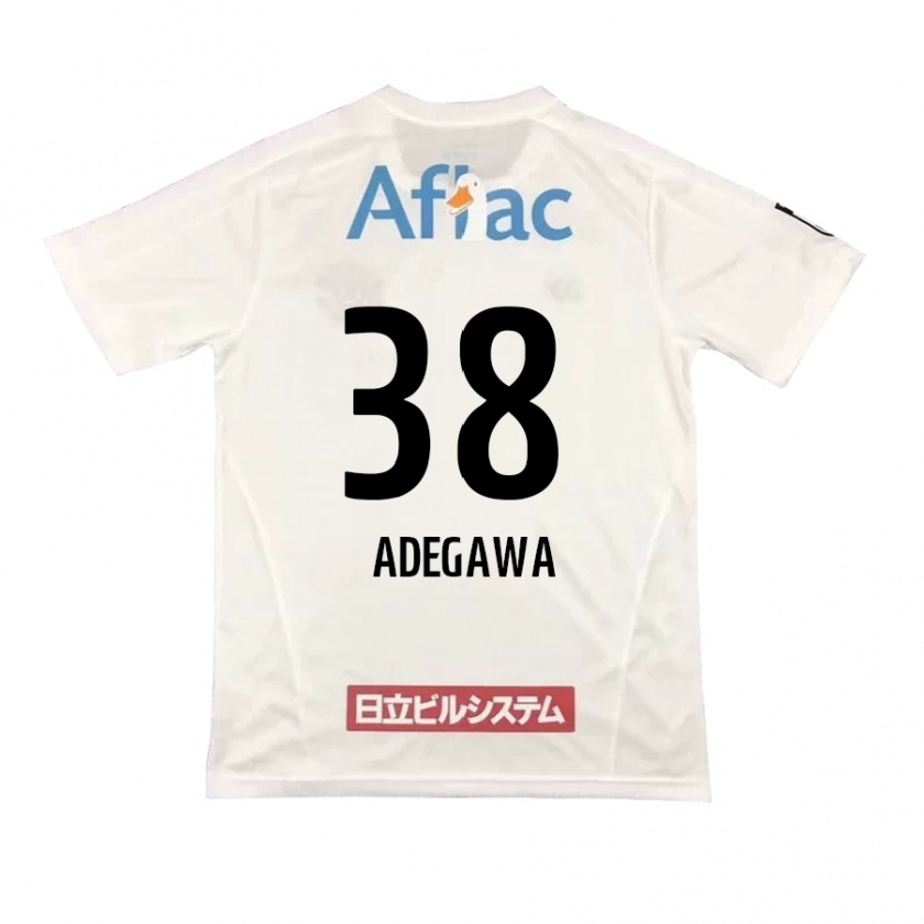 KandinyメンズKoa Adegawa#38白黒アウェイシャツ2024/25ジャージーユニフォーム