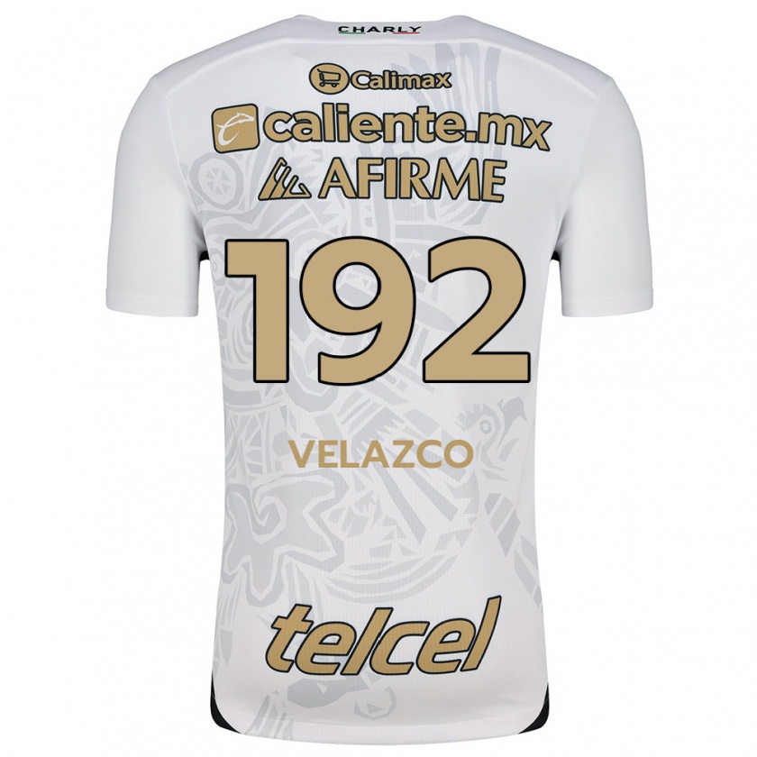 Kandiny Heren Emiliano Velazco #192 Wit Zwart Uitshirt Uittenue 2024/25 T-Shirt België