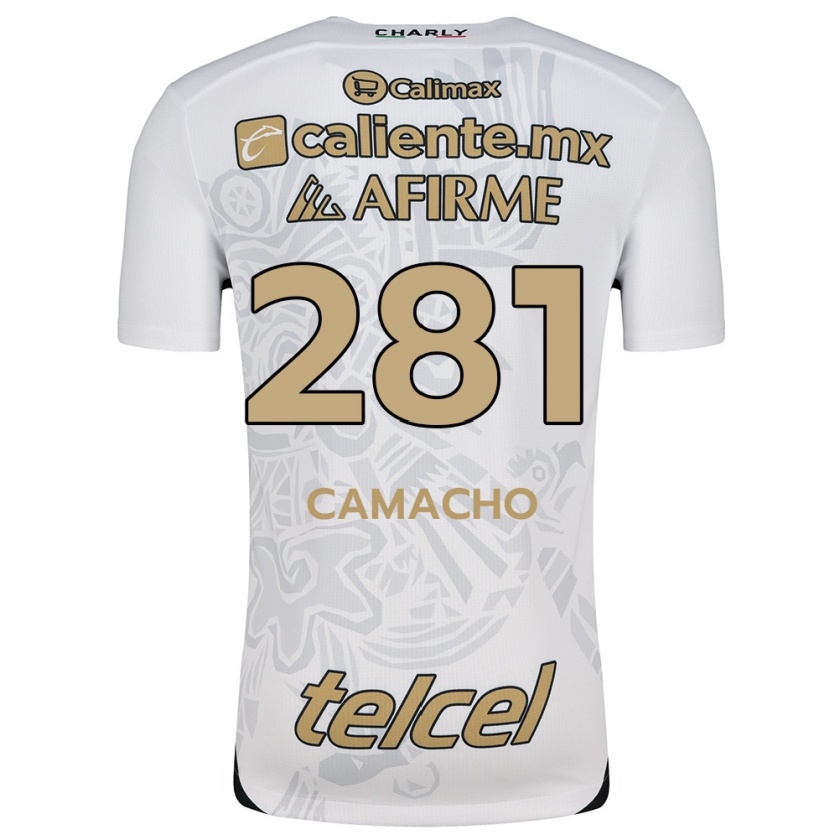 Kandiny Heren Javier Camacho #281 Wit Zwart Uitshirt Uittenue 2024/25 T-Shirt België