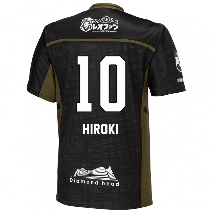 Kandiny Herren Hiroki Miyazawa #10 Schwarz Grün Auswärtstrikot Trikot 2024/25 T-Shirt Österreich