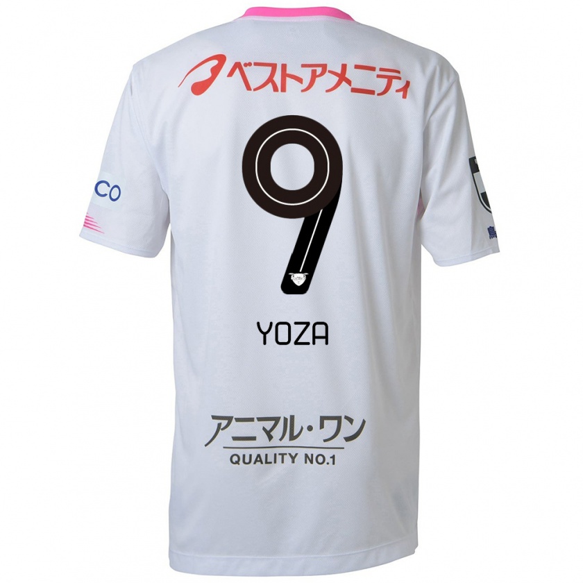 Kandiny Herren Tomomichi Yoza #9 Weiß Blau Rosa Auswärtstrikot Trikot 2024/25 T-Shirt Österreich