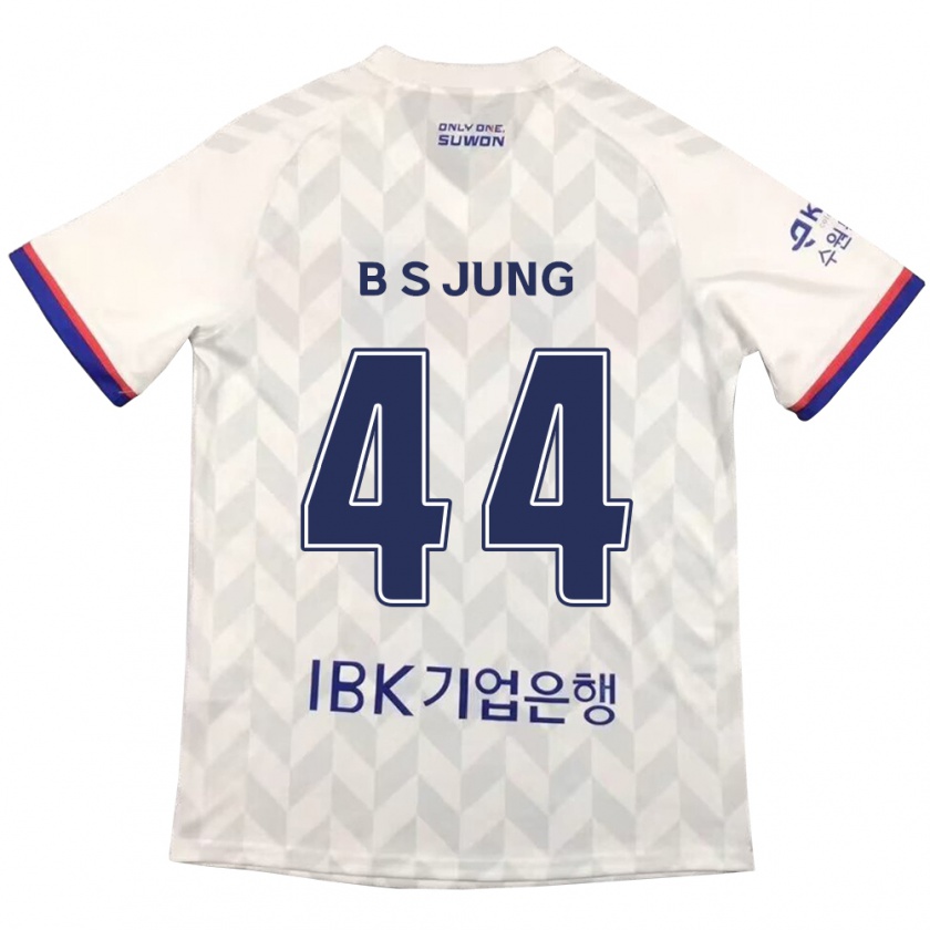 Kandiny Heren Seung-Bae Jung #44 Wit Blauw Uitshirt Uittenue 2024/25 T-Shirt België