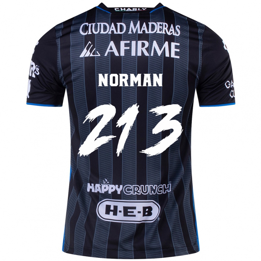 Kandiny Uomo Maglia Humberto Norman #213 Bianco Nero Kit Gara Away 2024/25 Maglietta