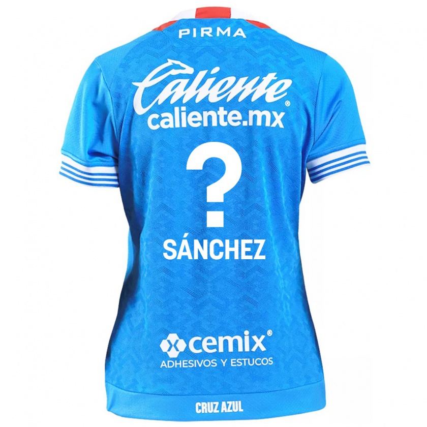 Kandiny Donna Maglia Jorge Sánchez #0 Cielo Blu Kit Gara Home 2024/25 Maglietta