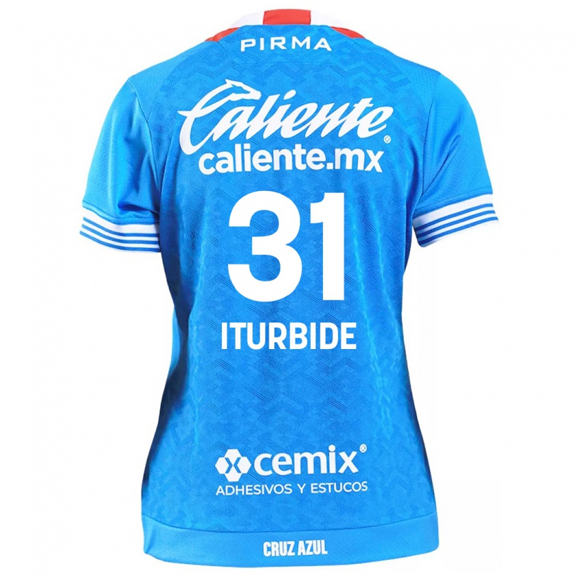 Kandiny Donna Maglia Luis Iturbide #31 Cielo Blu Kit Gara Home 2024/25 Maglietta