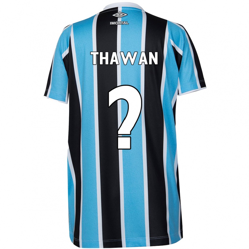 Kandiny Dames Athos Thawan #0 Blauw Zwart Wit Thuisshirt Thuistenue 2024/25 T-Shirt België