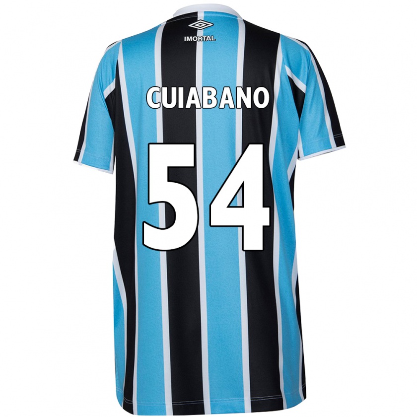 Kandiny Donna Maglia Cuiabano #54 Blu Nero Bianco Kit Gara Home 2024/25 Maglietta