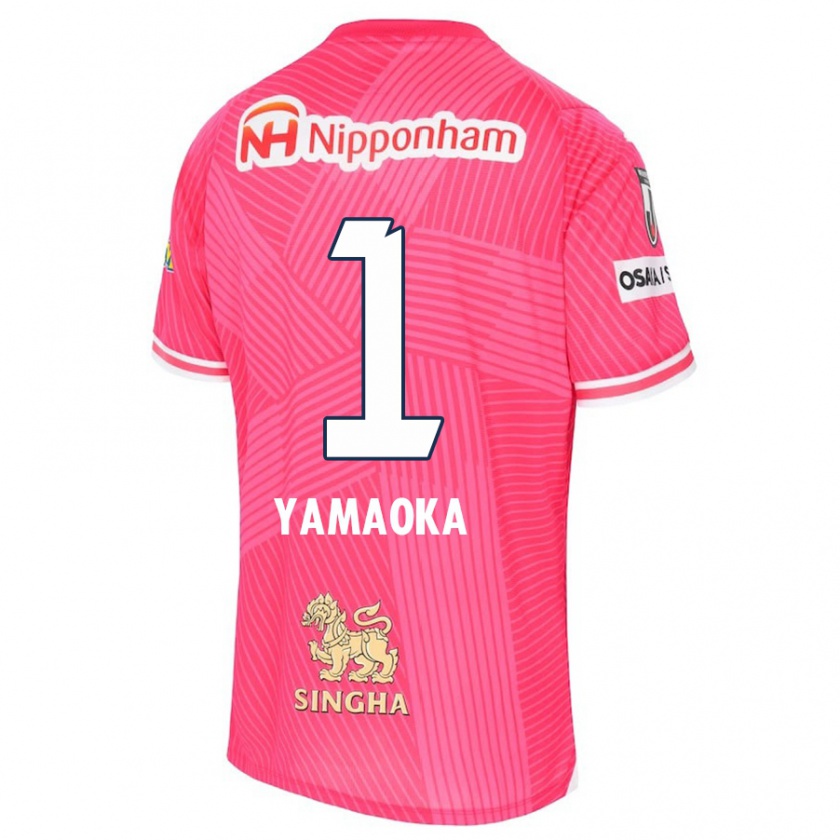 Kandiny Donna Maglia Kumpei Yamaoka #1 Rosa Bianco Kit Gara Home 2024/25 Maglietta