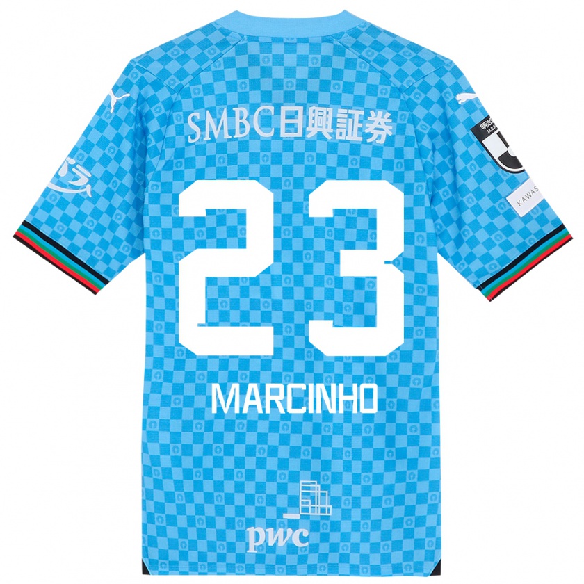 Kandiny Donna Maglia Marcinho #23 Azzurro Blu Kit Gara Home 2024/25 Maglietta