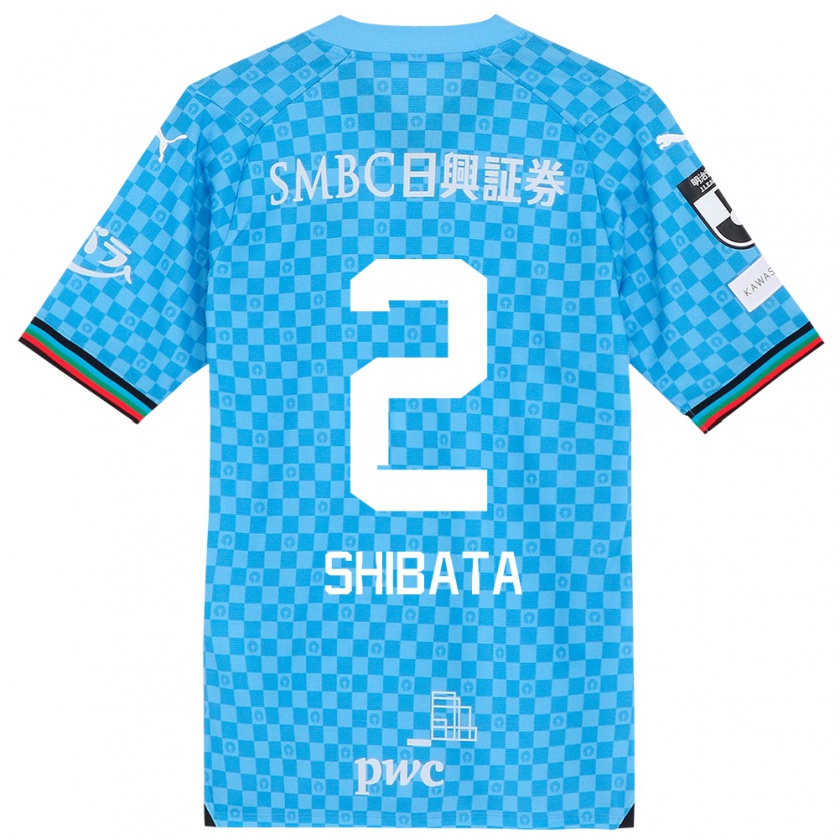 Kandiny Donna Maglia Shotaro Shibata #2 Azzurro Blu Kit Gara Home 2024/25 Maglietta