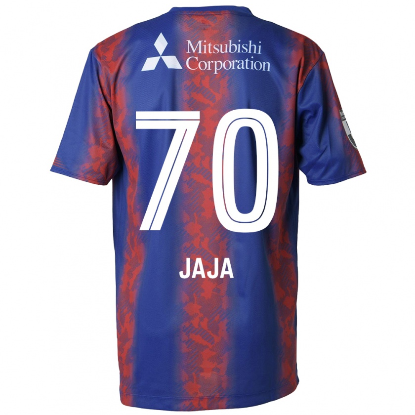 Kandiny Mujer Camiseta Jája Silva #70 Azul Rojo 1ª Equipación 2024/25 La Camisa