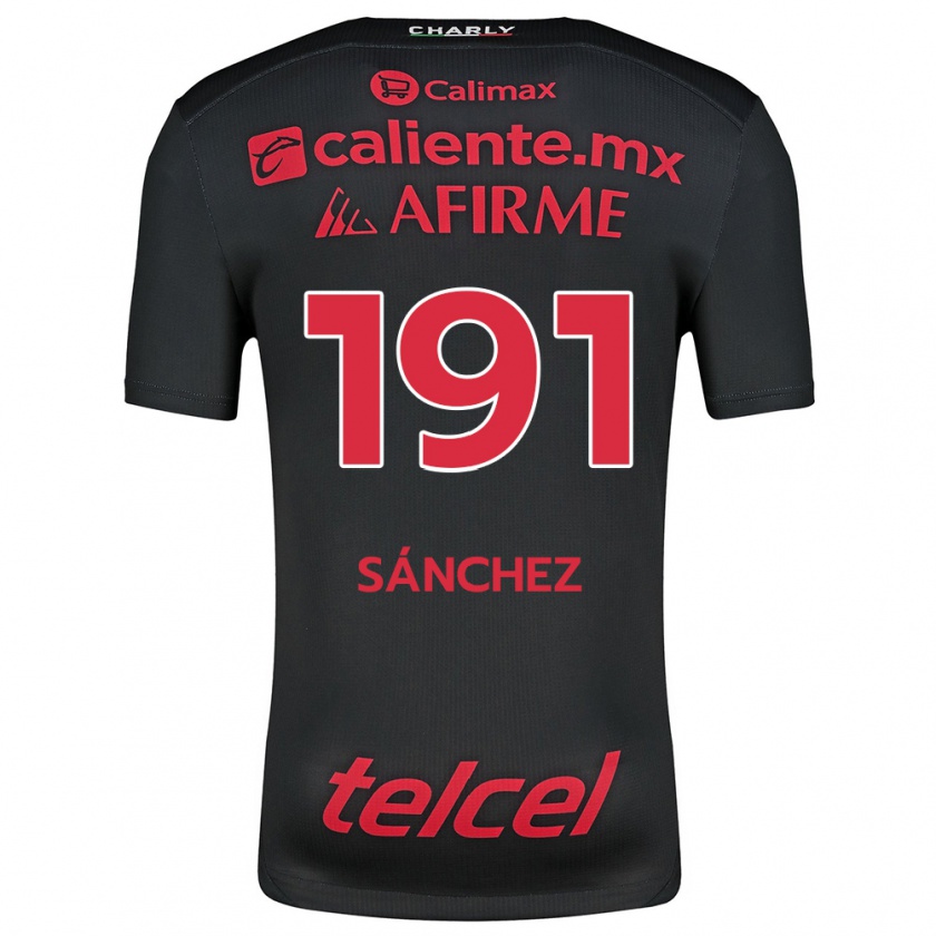 Kandiny Damen Diego Sánchez #191 Schwarz Rot Heimtrikot Trikot 2024/25 T-Shirt Österreich