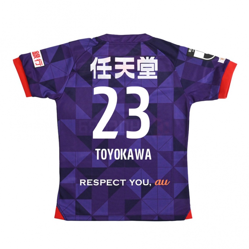 Kandiny Dames Yuta Toyokawa #23 Paars Wit Thuisshirt Thuistenue 2024/25 T-Shirt België