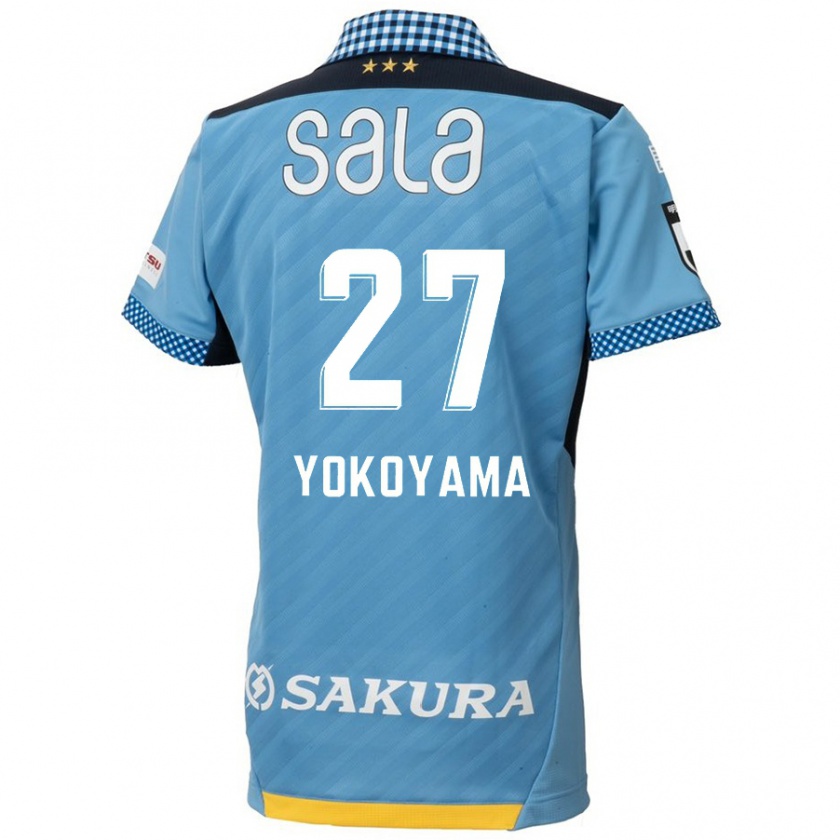 Kandiny Mujer Camiseta Kota Yokoyama #27 Azul Negro 1ª Equipación 2024/25 La Camisa México