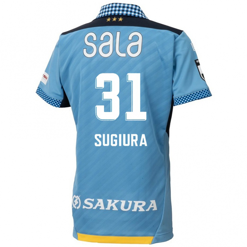 Kandiny Dames Rinnosuke Sugiura #31 Blauw Zwart Thuisshirt Thuistenue 2024/25 T-Shirt