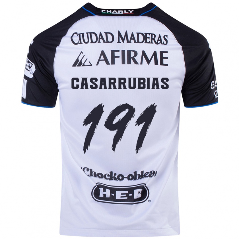 Kandiny Donna Maglia Aaron Casarrubias #191 Nero Blu Kit Gara Home 2024/25 Maglietta