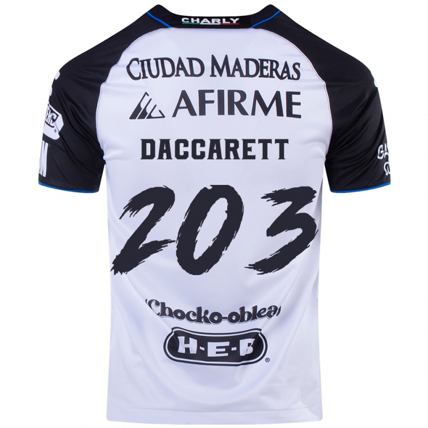 Kandiny Donna Maglia Juan Daccarett #203 Nero Blu Kit Gara Home 2024/25 Maglietta