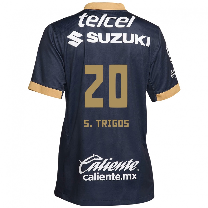 Kandiny Damen Santiago Trigos #20 Obsidian Gold Weiß Auswärtstrikot Trikot 2024/25 T-Shirt Österreich