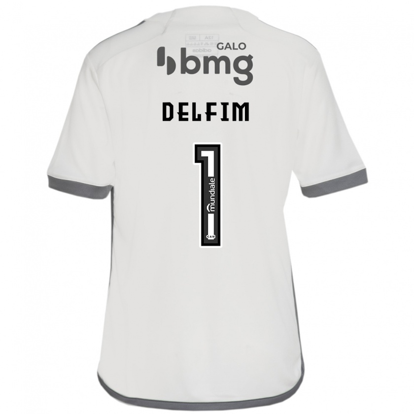 Kandiny Dames Gabriel Delfim #1 Gebroken Wit Uitshirt Uittenue 2024/25 T-Shirt België